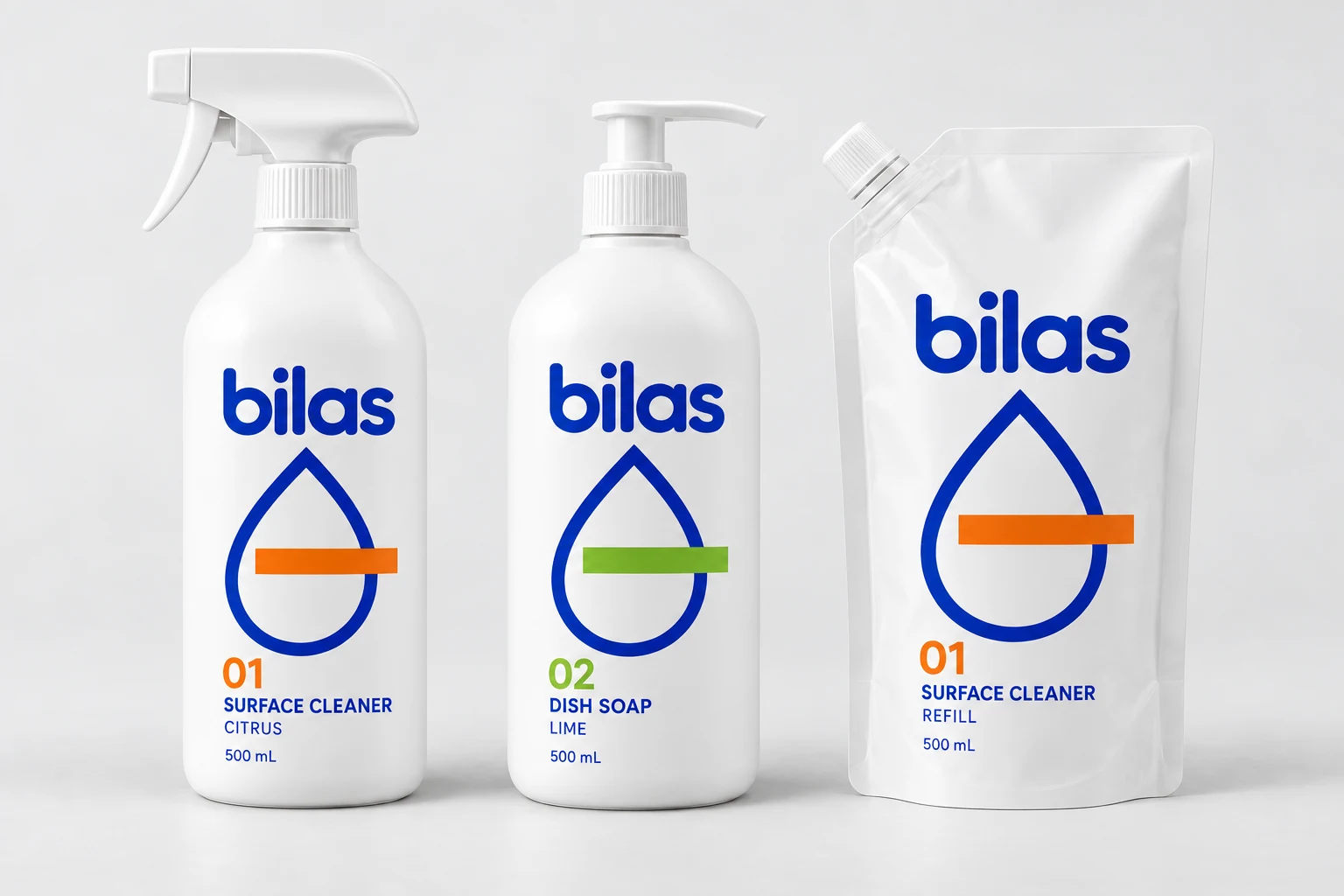 Bilas: Bottle and refill family