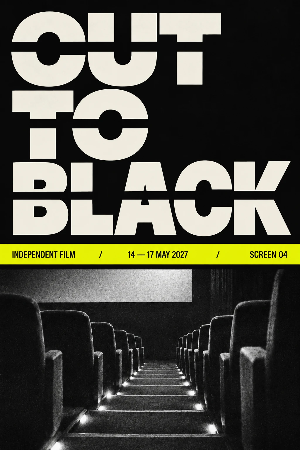 Cut to Black: Poster festival