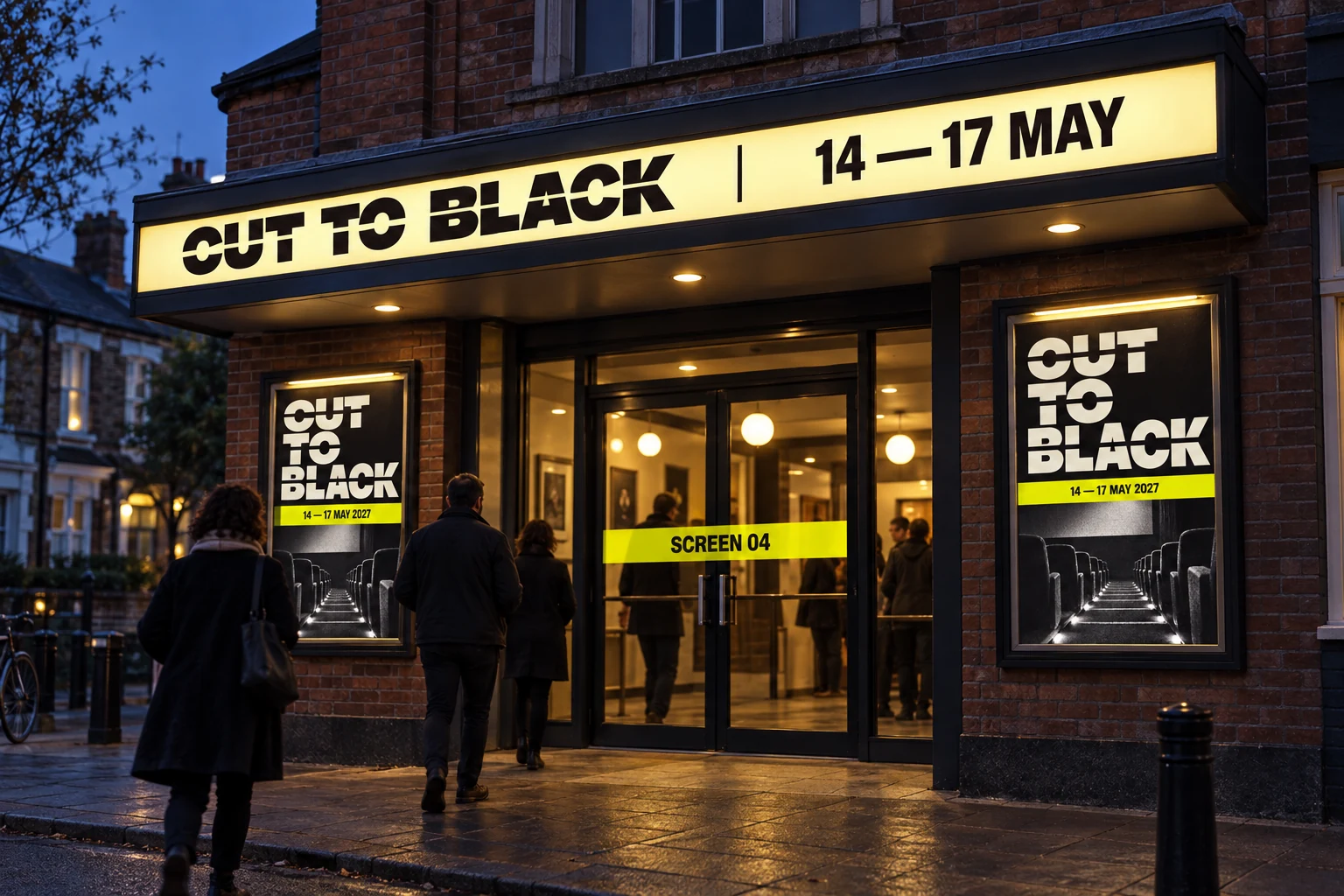 Cut to Black: Visualisasi aplikasi bioskop