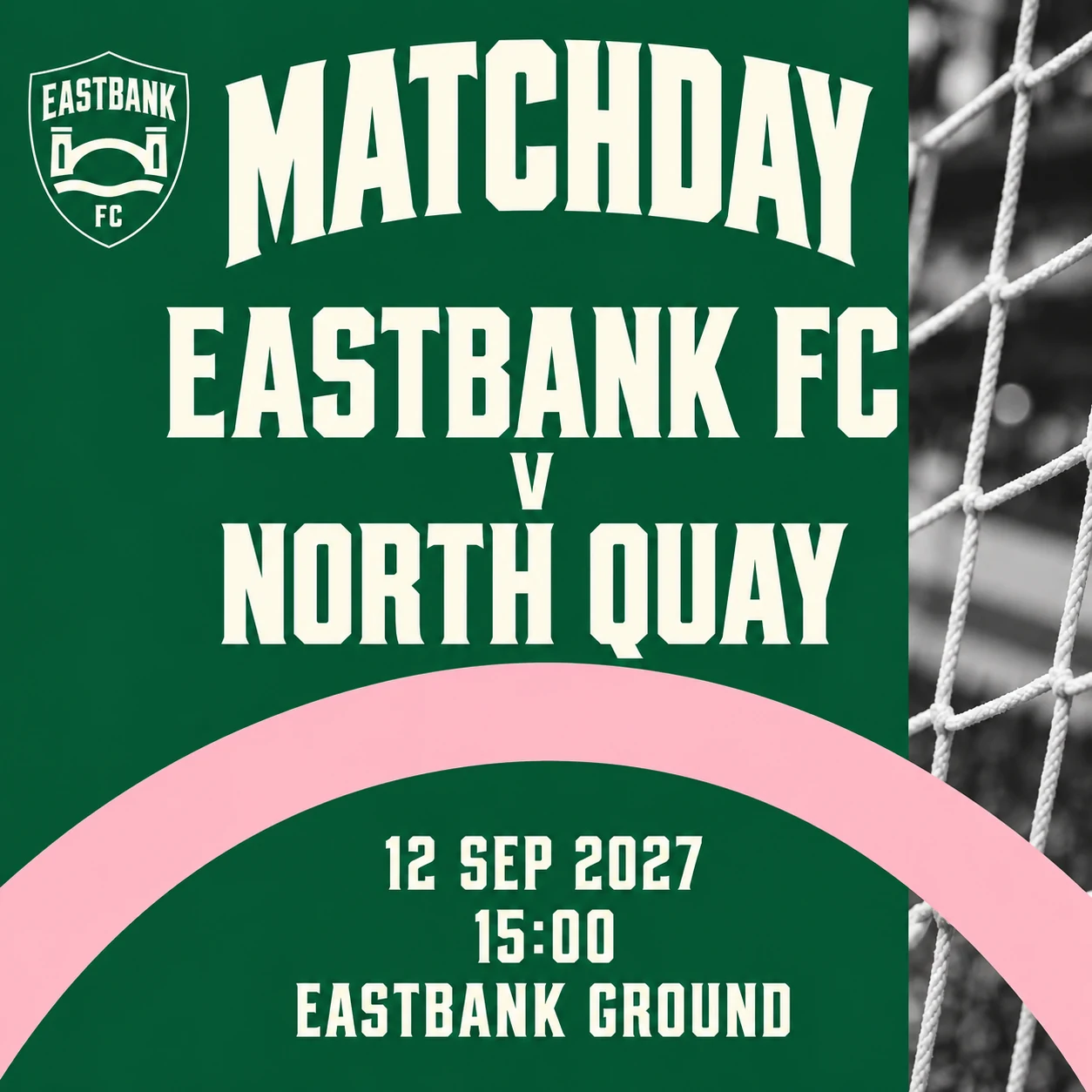 Eastbank FC: Matchday graphic