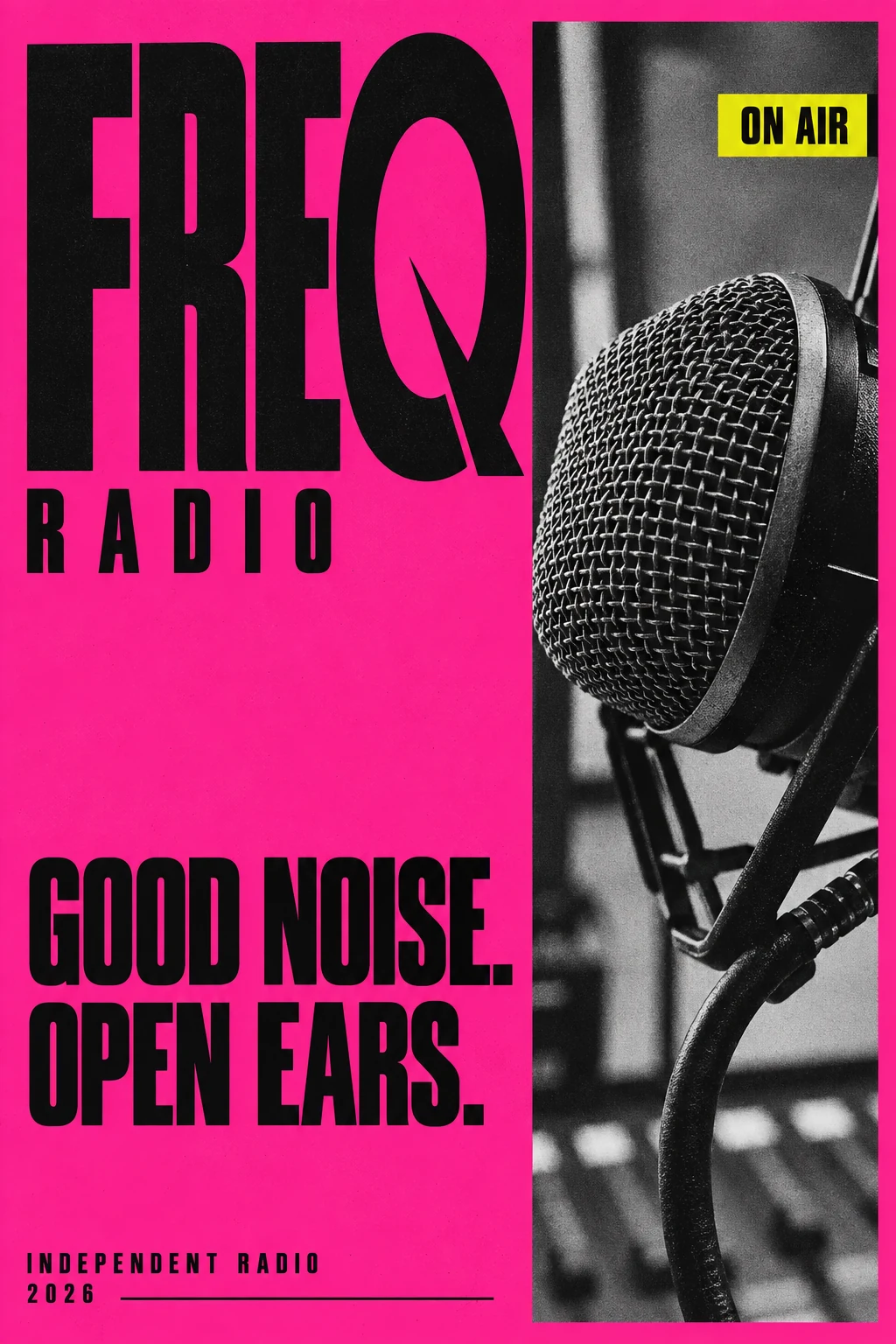 FREQ RADIO: Station poster