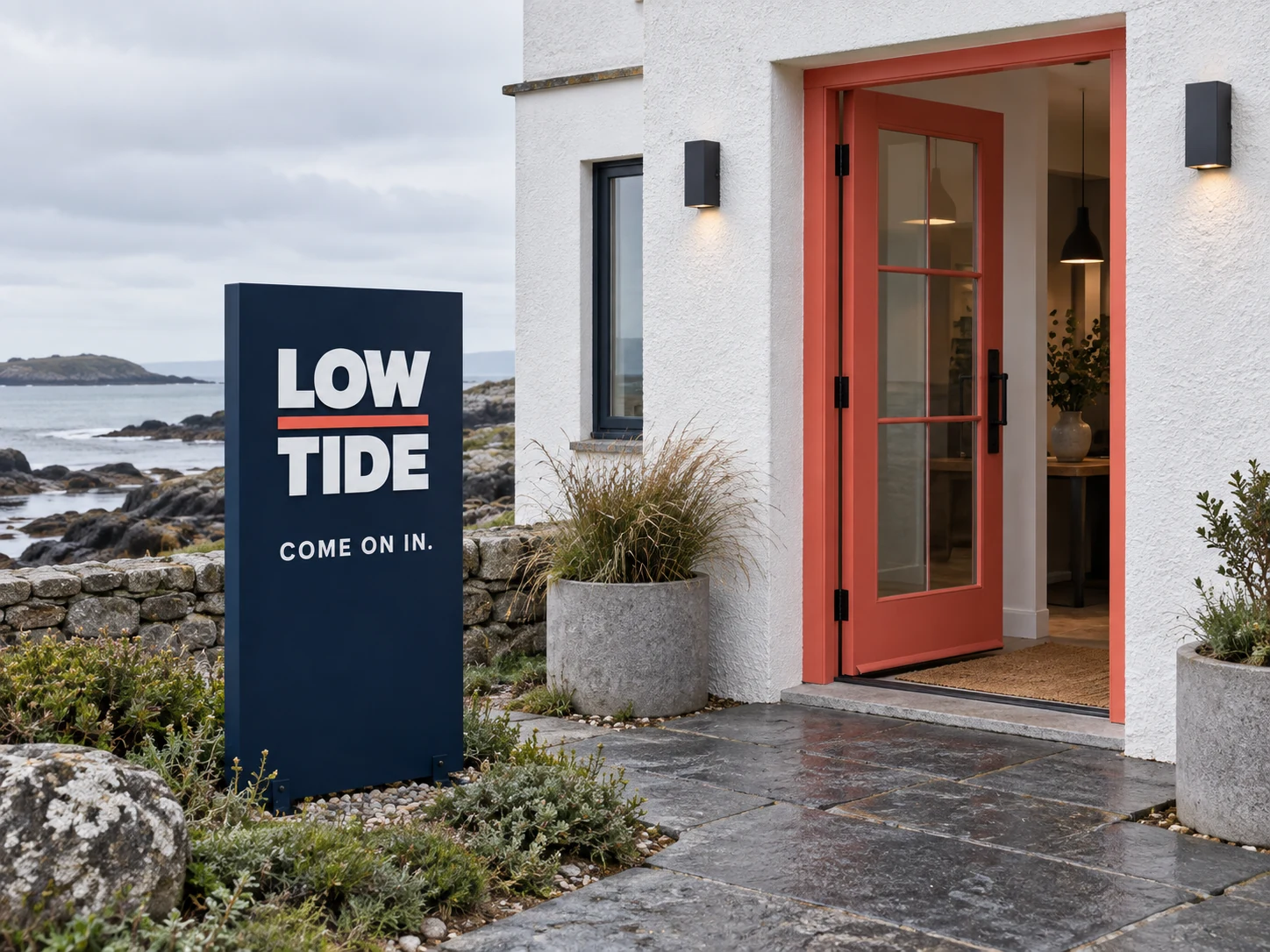 Low Tide: Visualisasi papan kedatangan