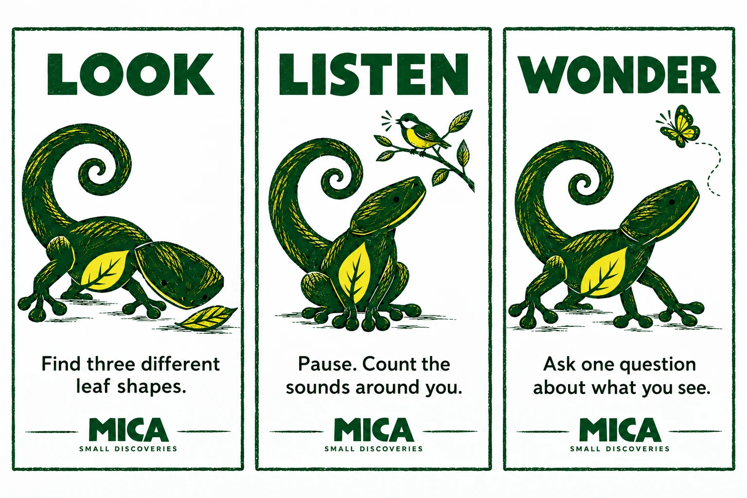MICA / Nature Companion: Observation cards