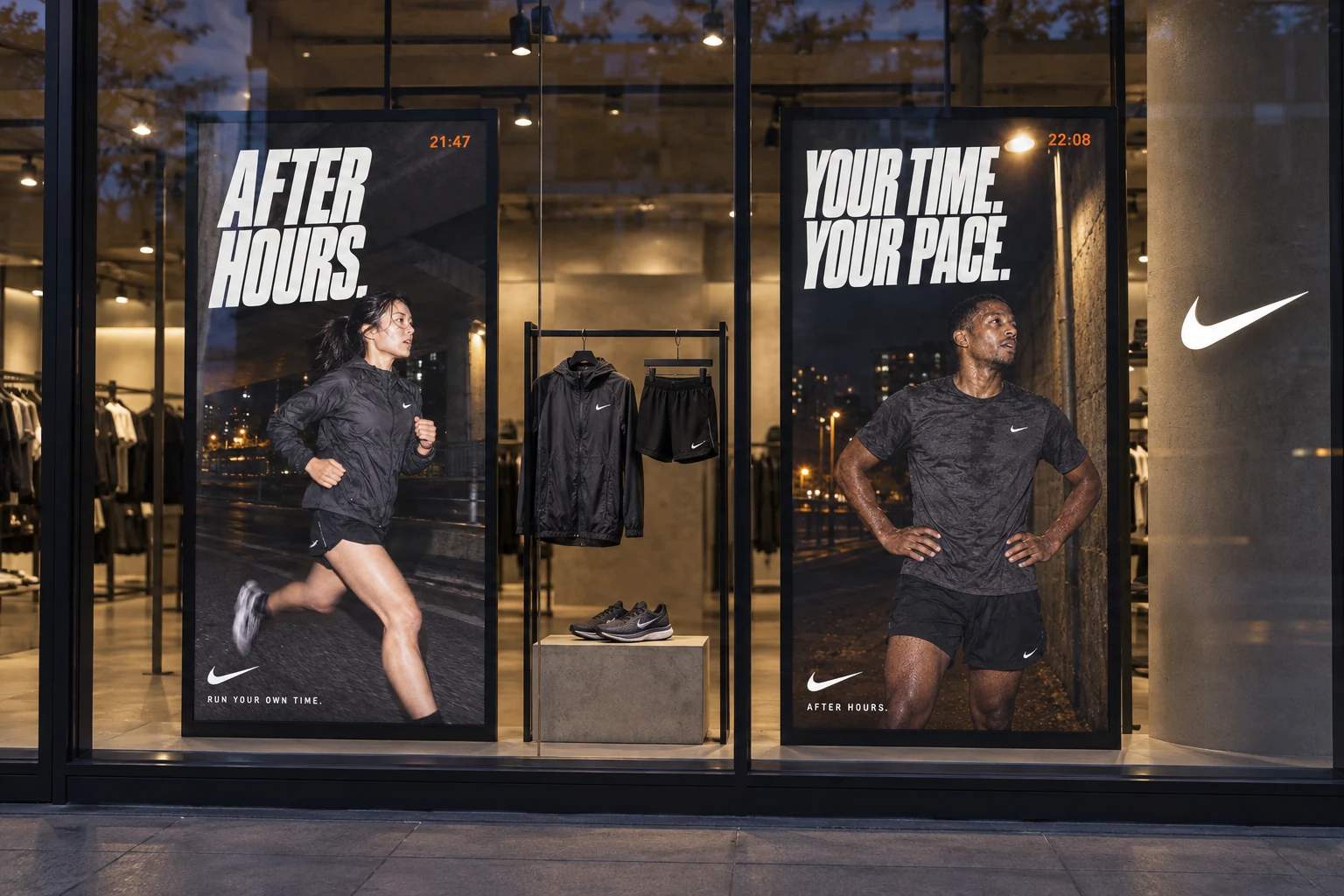 Nike / After Hours: Retail window concept