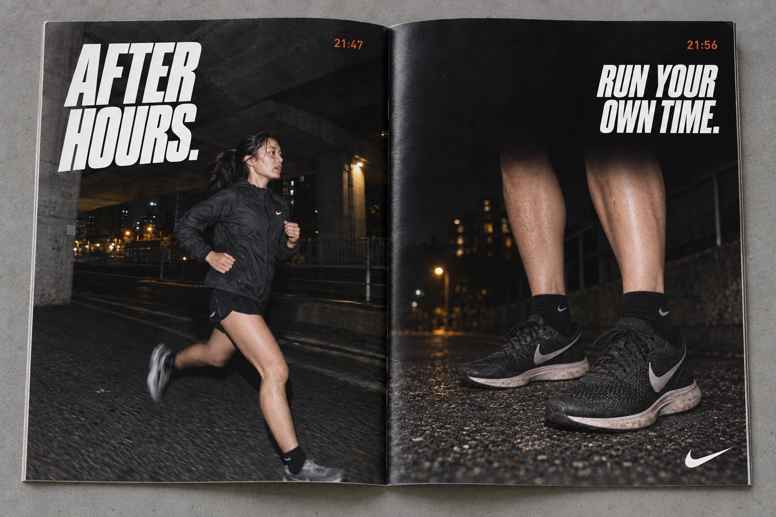 Nike / After Hours: Editorial advertisement