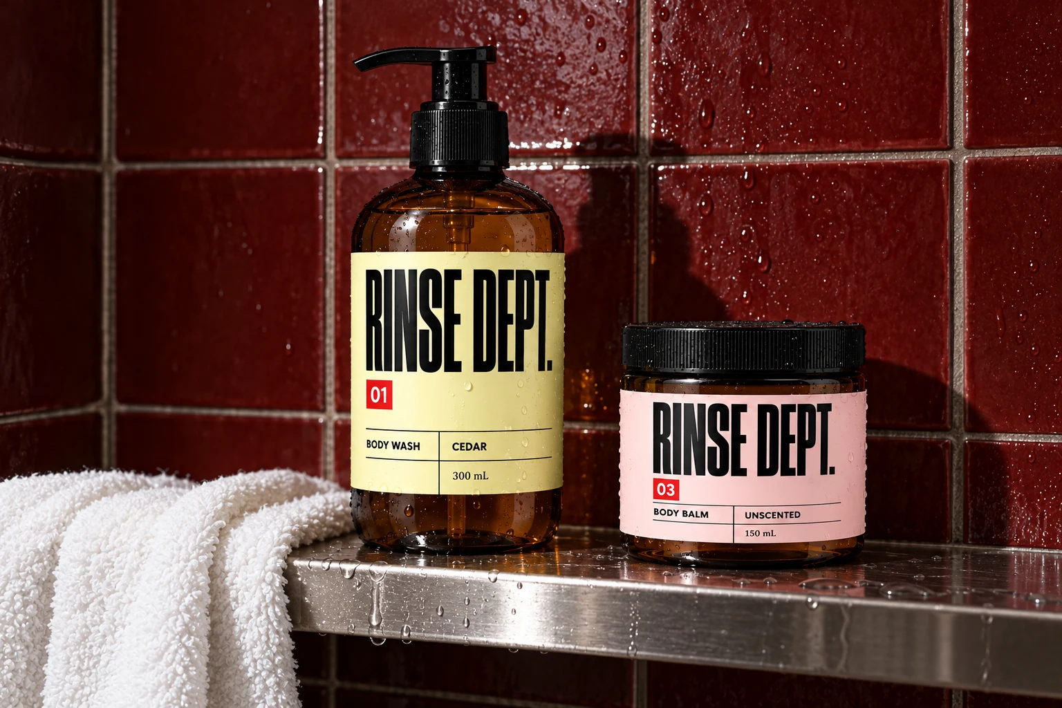 Rinse Dept.: Visual editorial kamar mandi