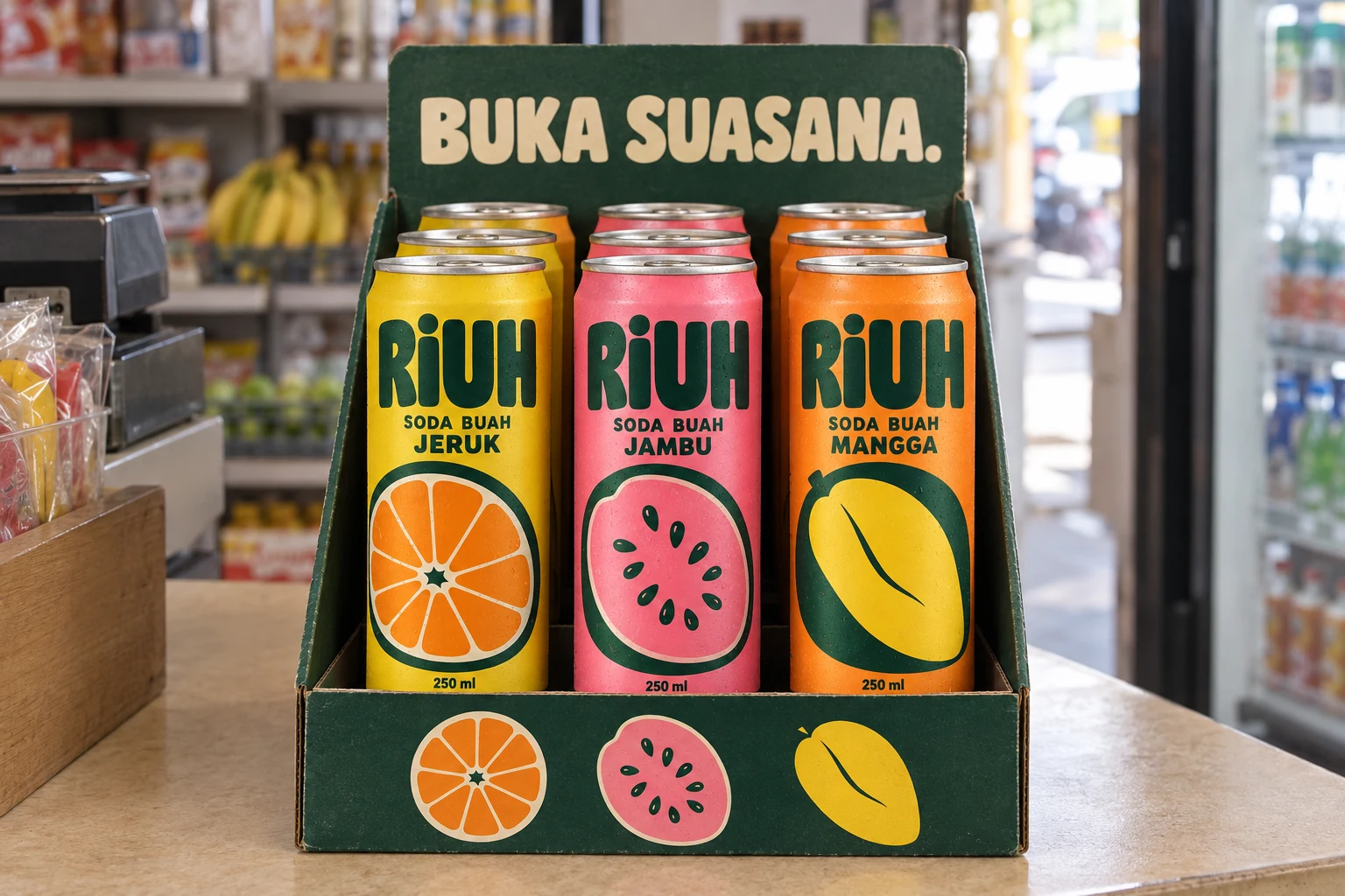 RIUH: Countertop retail display