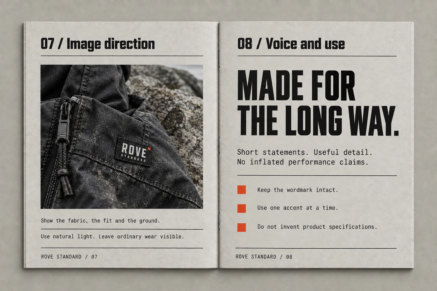 Rove Standard: Image direction and voice — 07–08