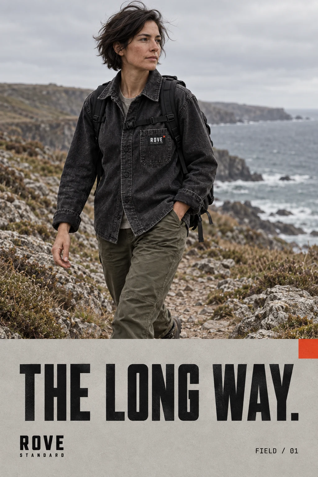 Rove Standard: The Long Way campaign poster