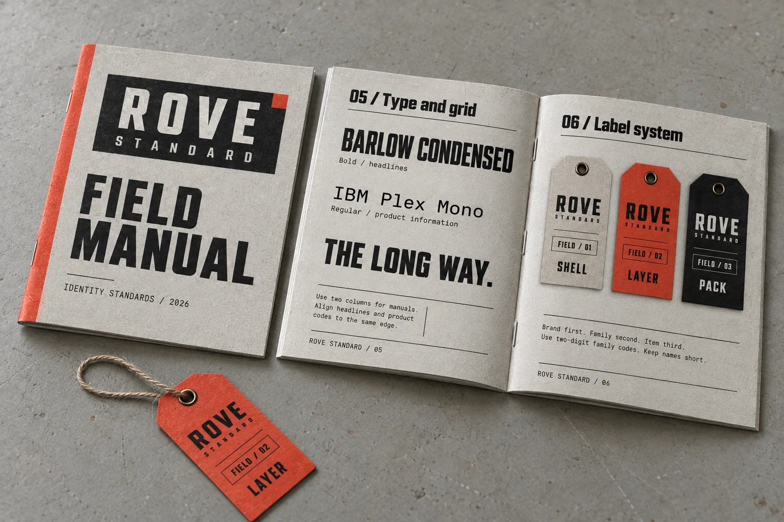 Rove Standard: Manual presentation