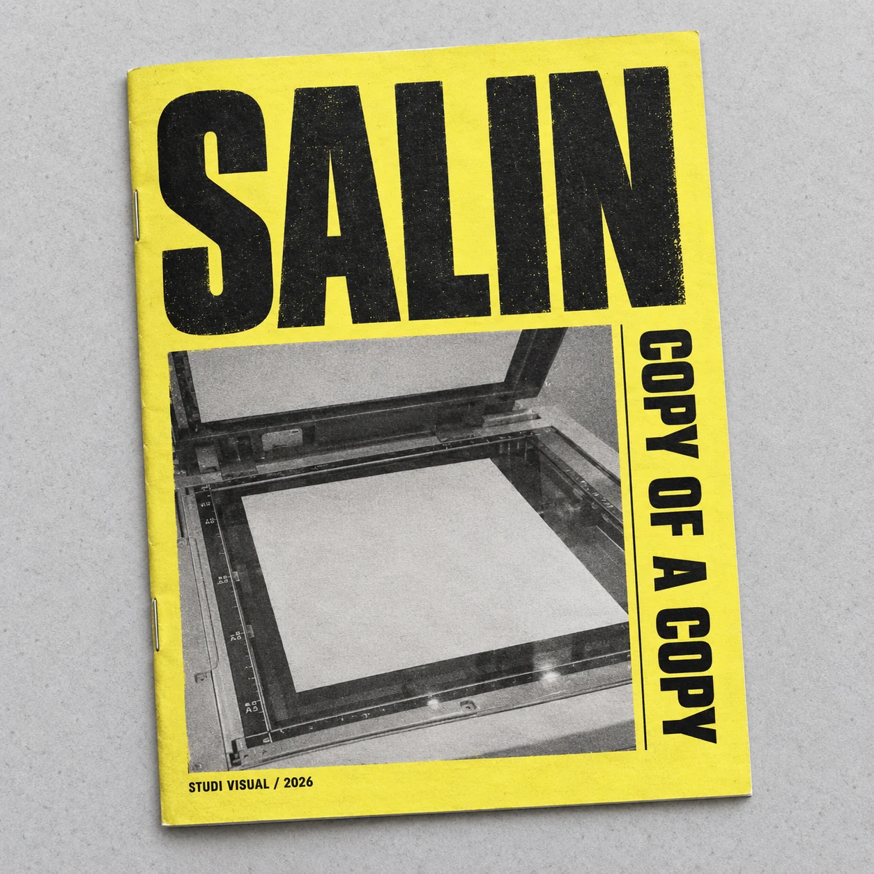 SALIN / Copy of a Copy: Zine cover presentation