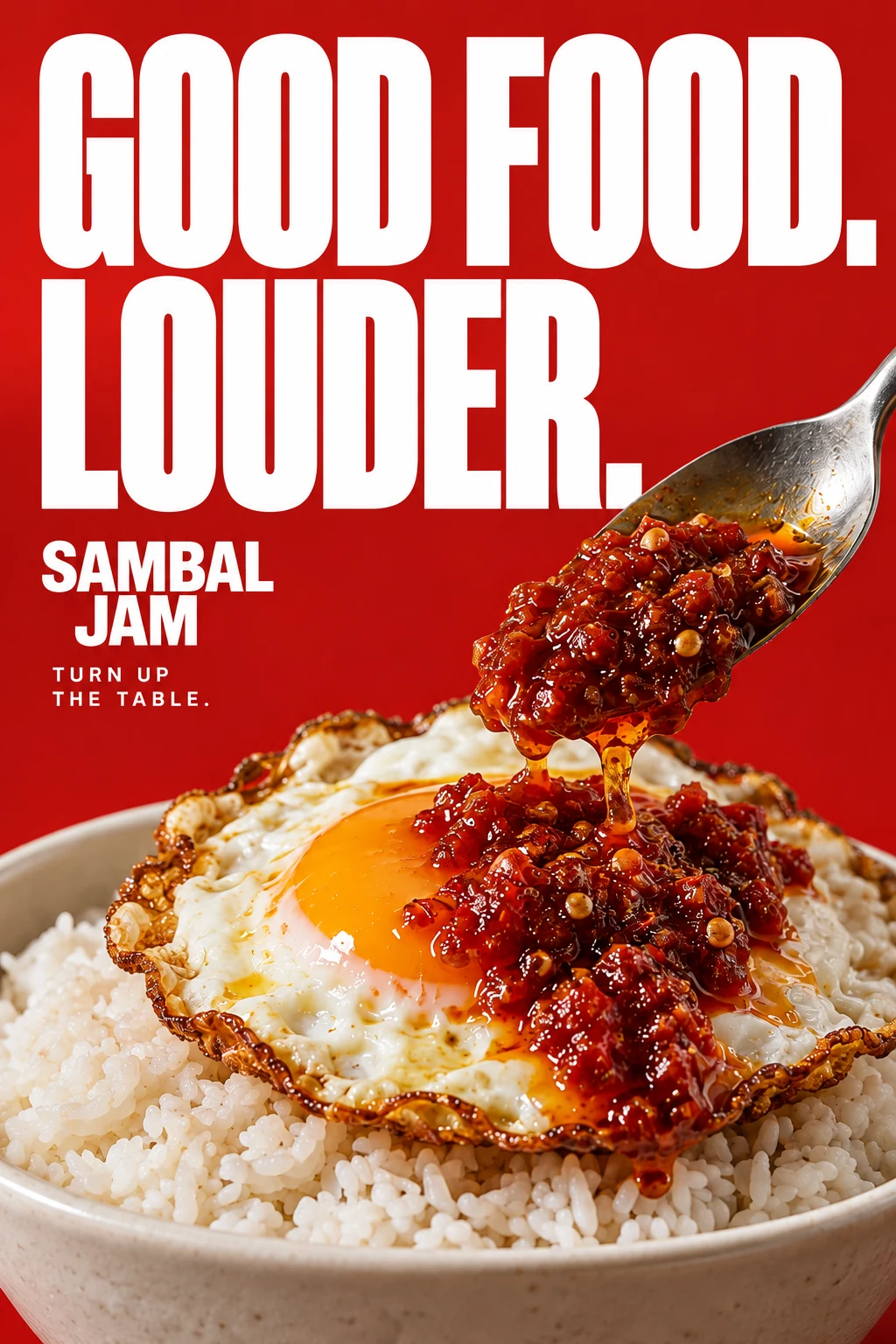 Sambal Jam: Good food. Louder. hero