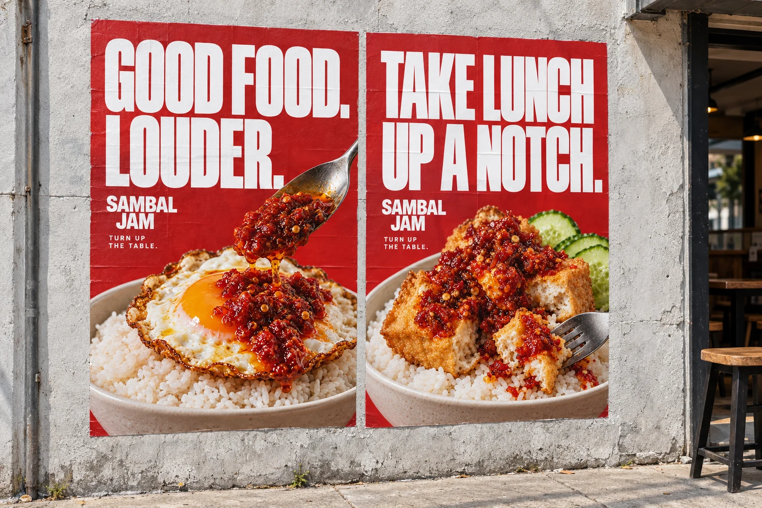 Sambal Jam: Street poster presentation