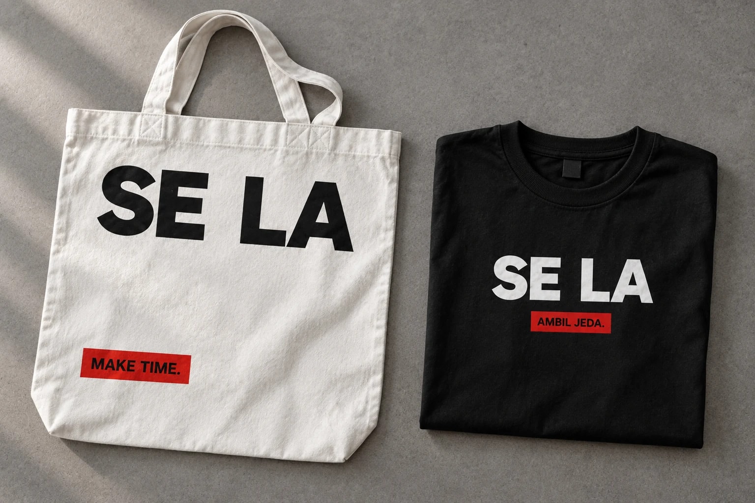 SELA: Tote and T-shirt
