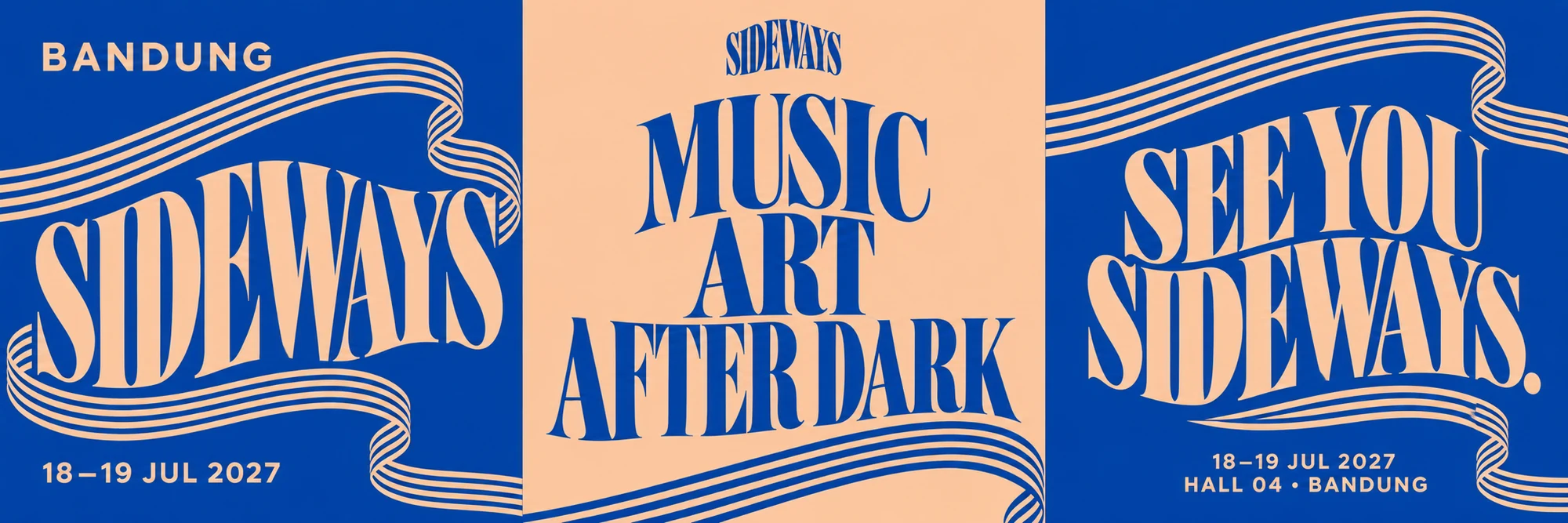 SIDEWAYS: Social campaign triptych