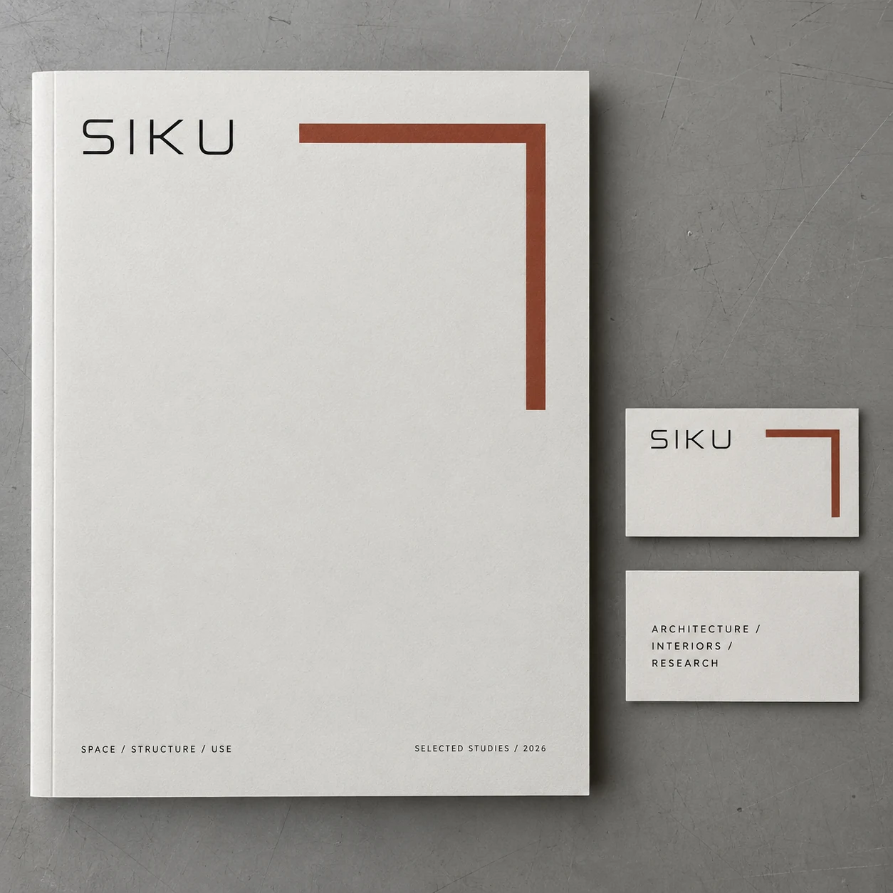 SIKU: Report cover and stationery