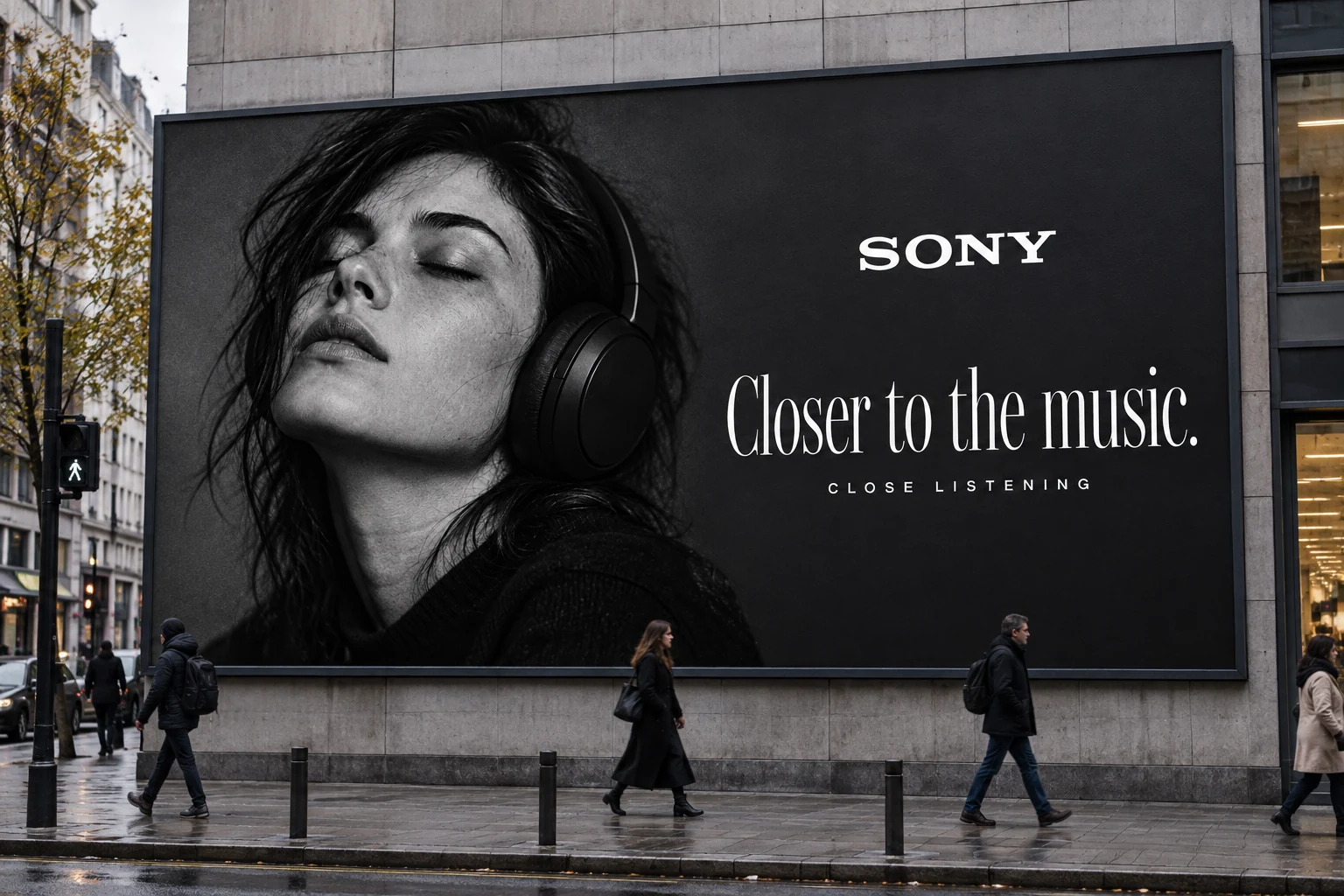 Sony / Close Listening: Outdoor campaign presentation