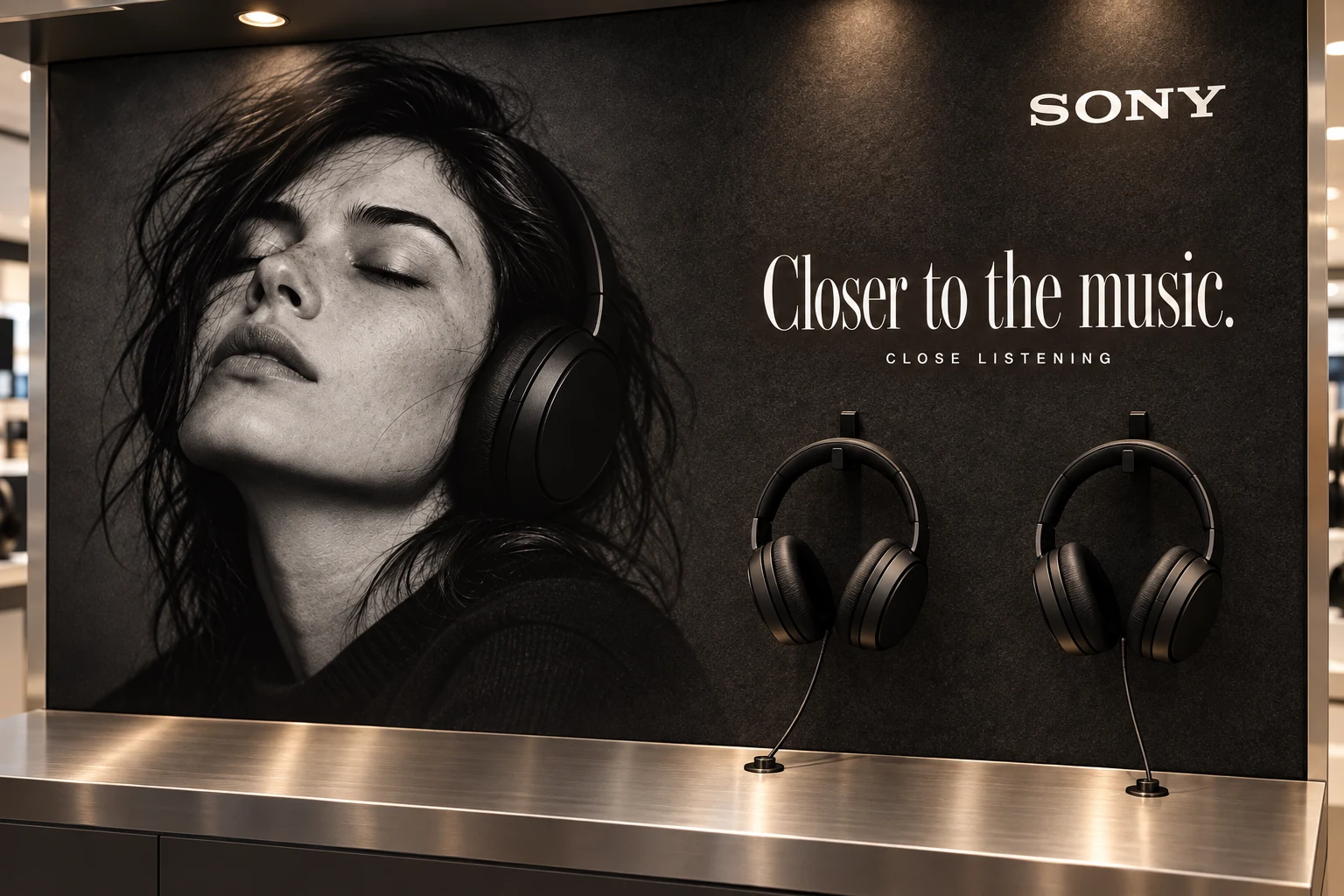 Sony / Close Listening: Retail listening display