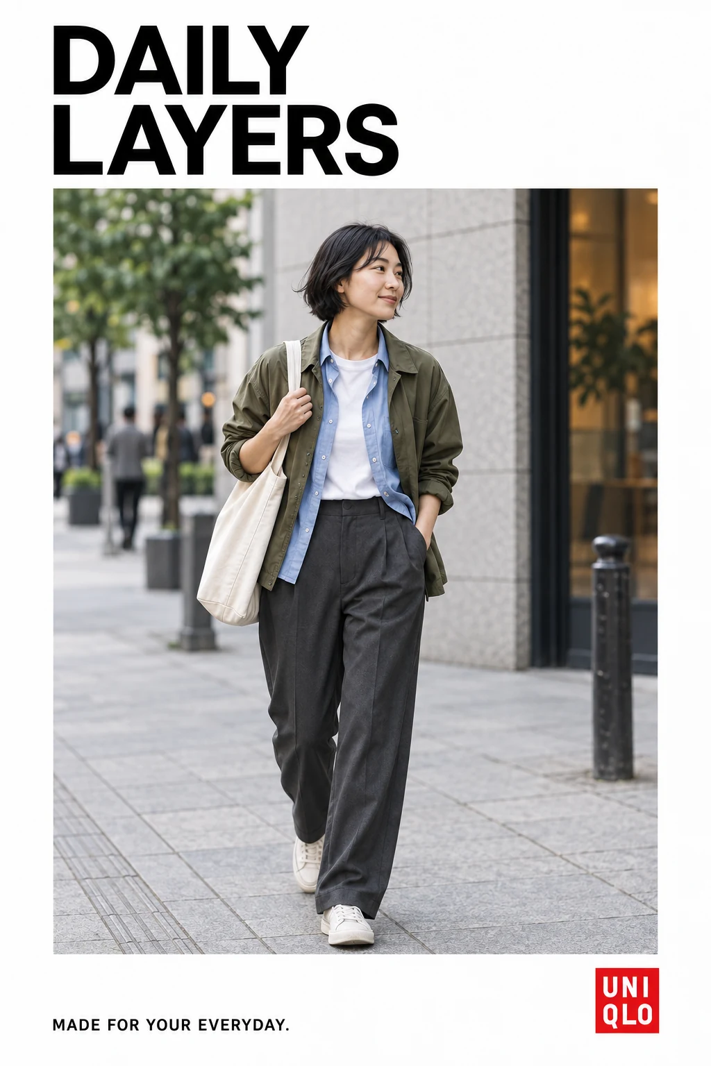 Uniqlo / Daily Layers: Visual utama Daily Layers